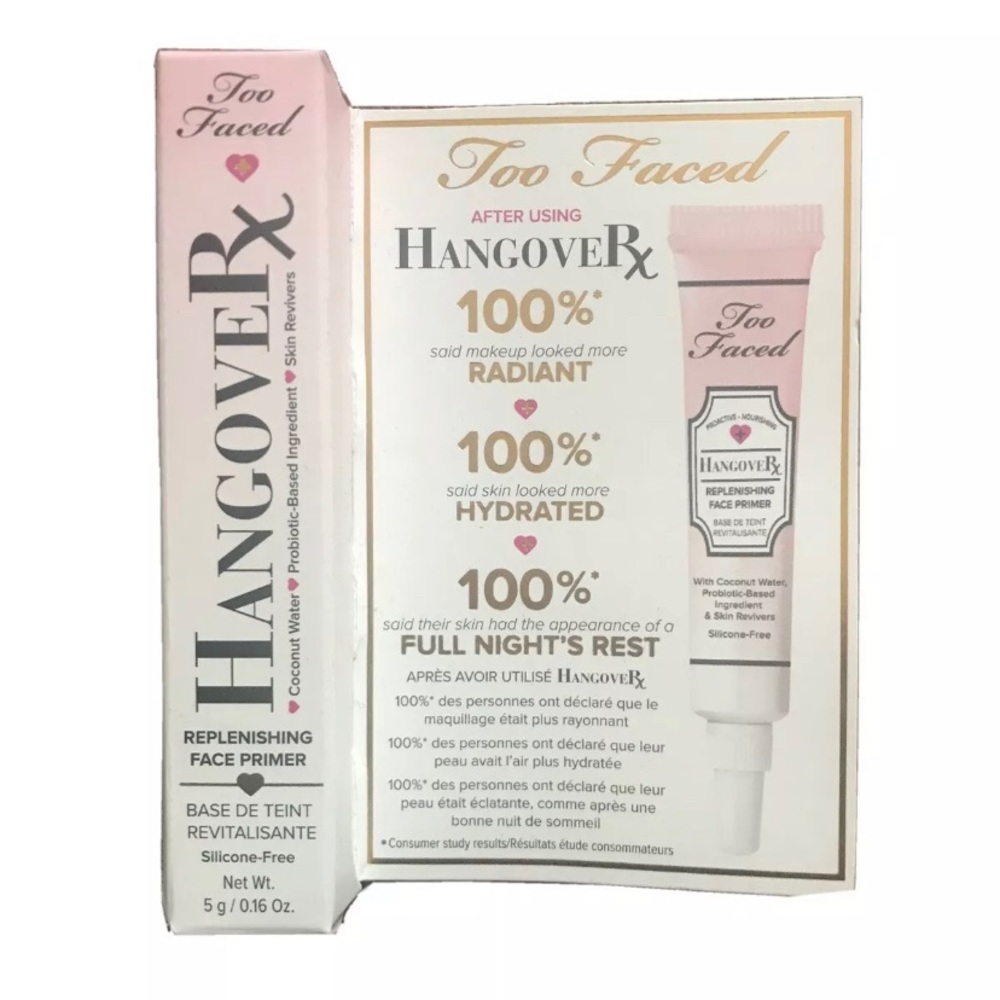Too Faced Hangover Rx Replenishing Face Primer .16 oz Travel Size